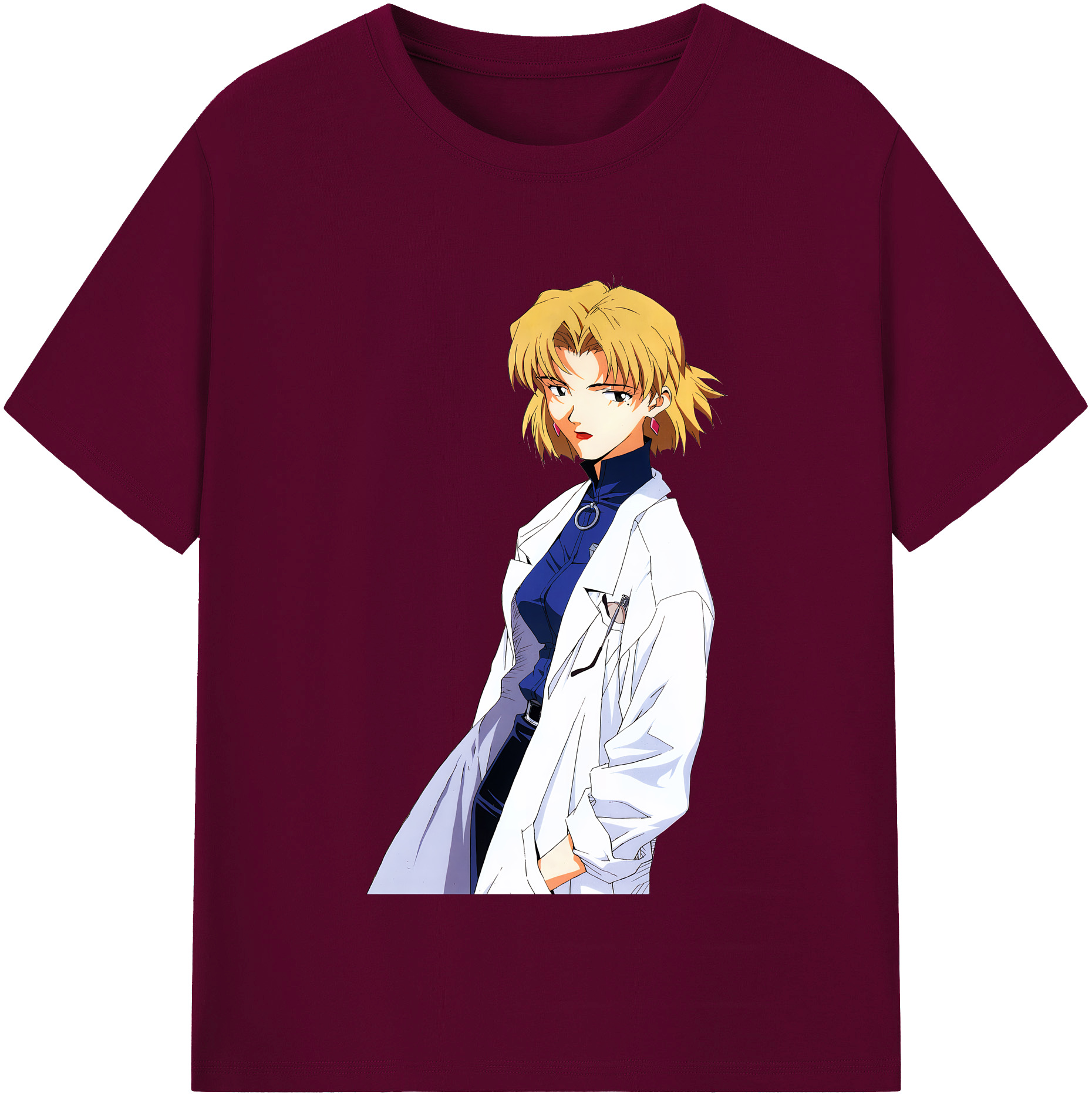 （画像用） EVA 新世紀エヴァンゲリオン レディースカジュアルプリントTシャツ（綿100％）